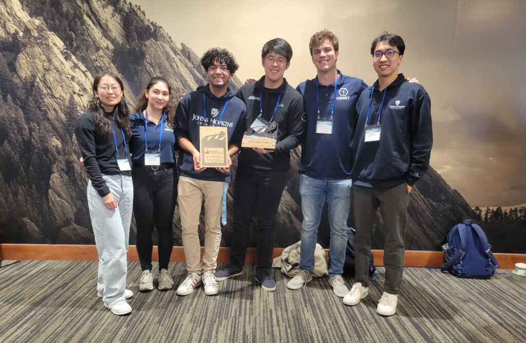 Hopkins Student Wind Energy Team Wins First Place in Turbine Design Contest at 2023 Collegiate Wind Competition